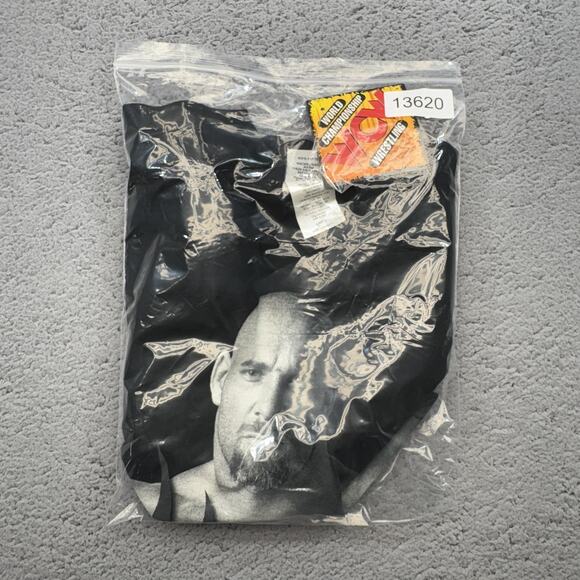 Vintage WCW Goldberg Shirt Mens Large Black Wrestling‎ T-Shirt Tee 90s WWF WWE - Picture 14 of 14